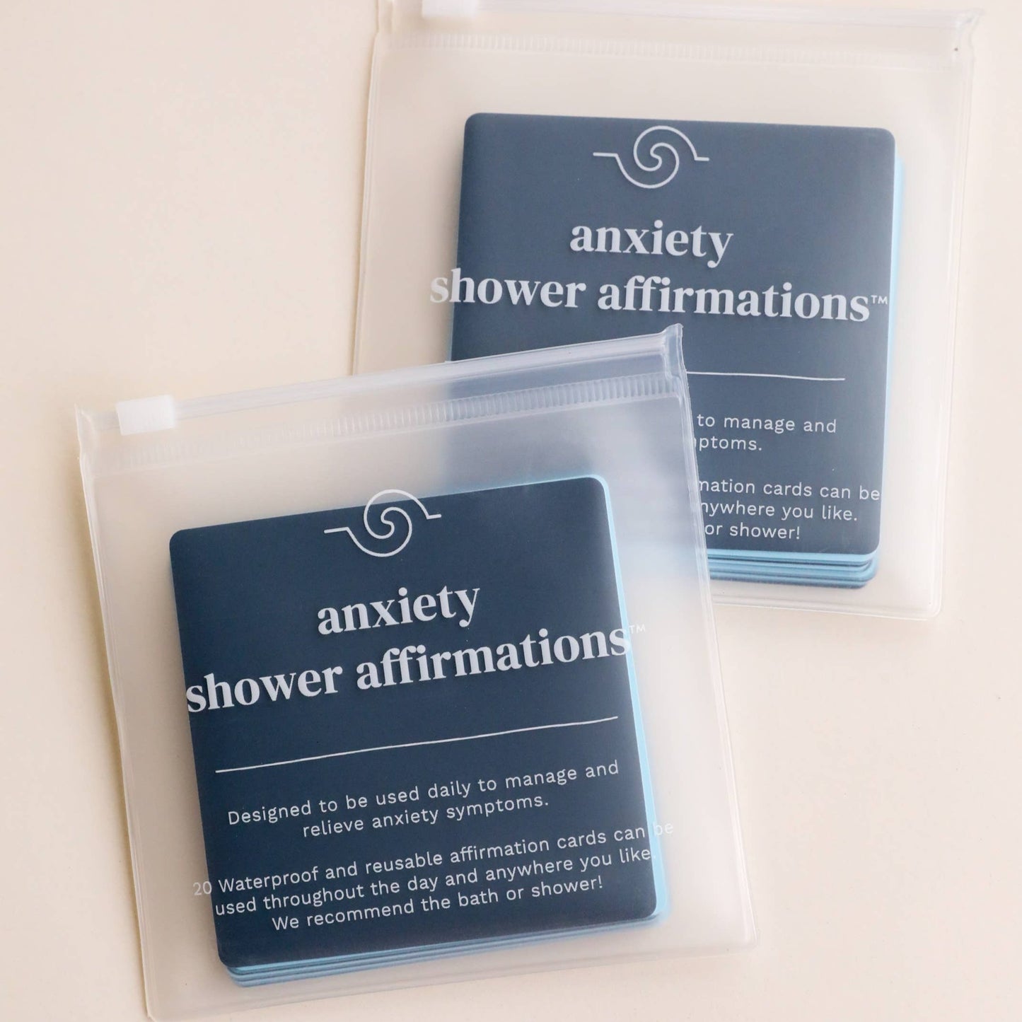 Shower Affirmation Cards - Anxiety