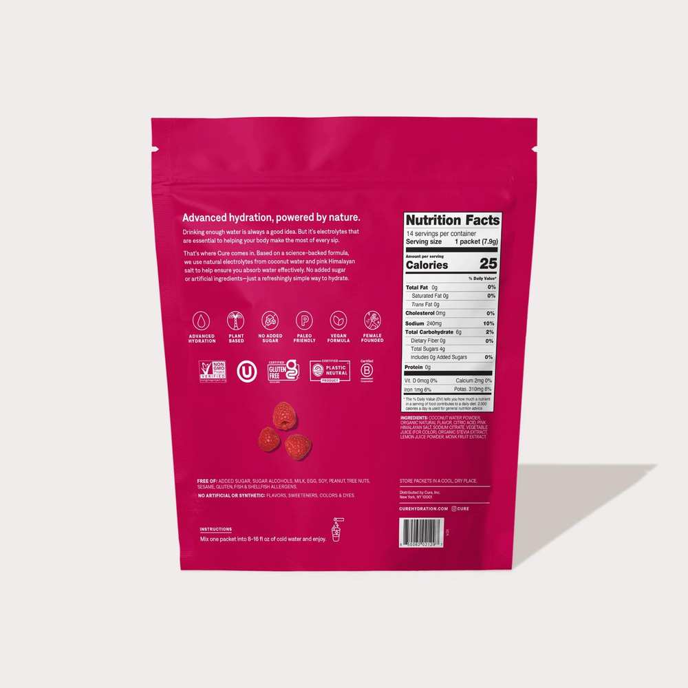 Hydrating Electrolyte Mix - Raspberry