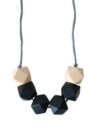 The Jameson - Black Teething Necklace