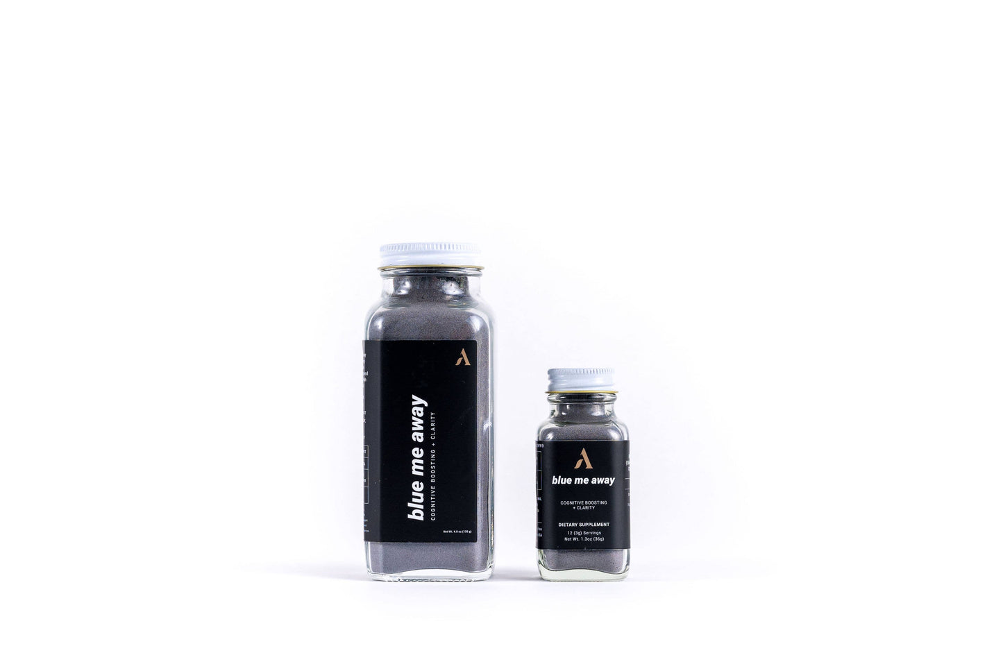 Blue Me Away, non-caffeine energy + cortisol control.