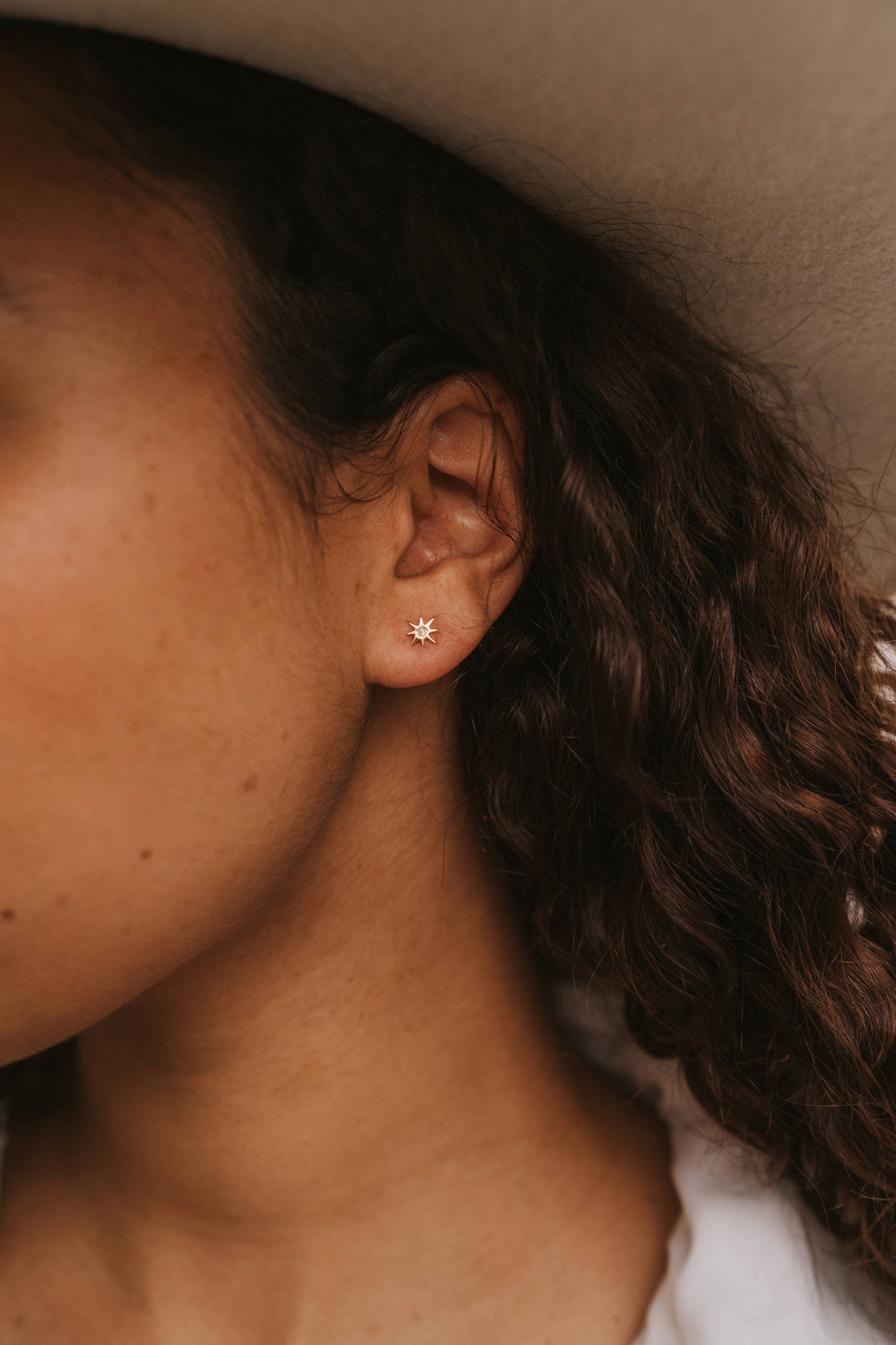 Sun & Moon - Gold Earrings