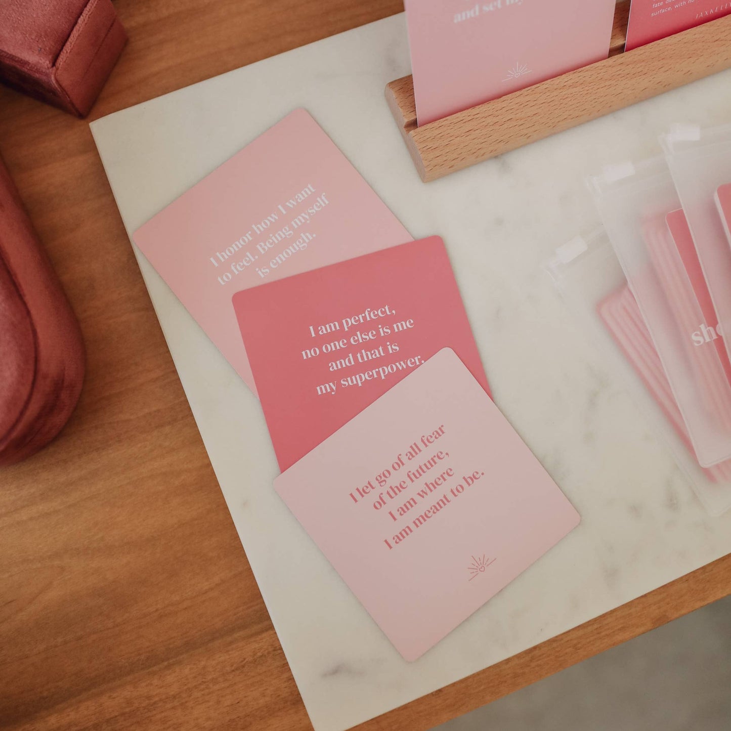 Shower Affirmation Cards - Self Love