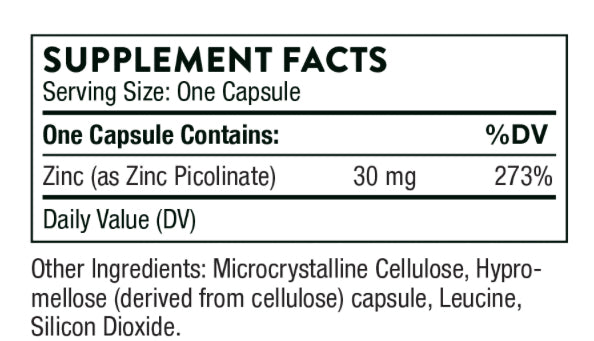 Zinc Picolinate, Thorne