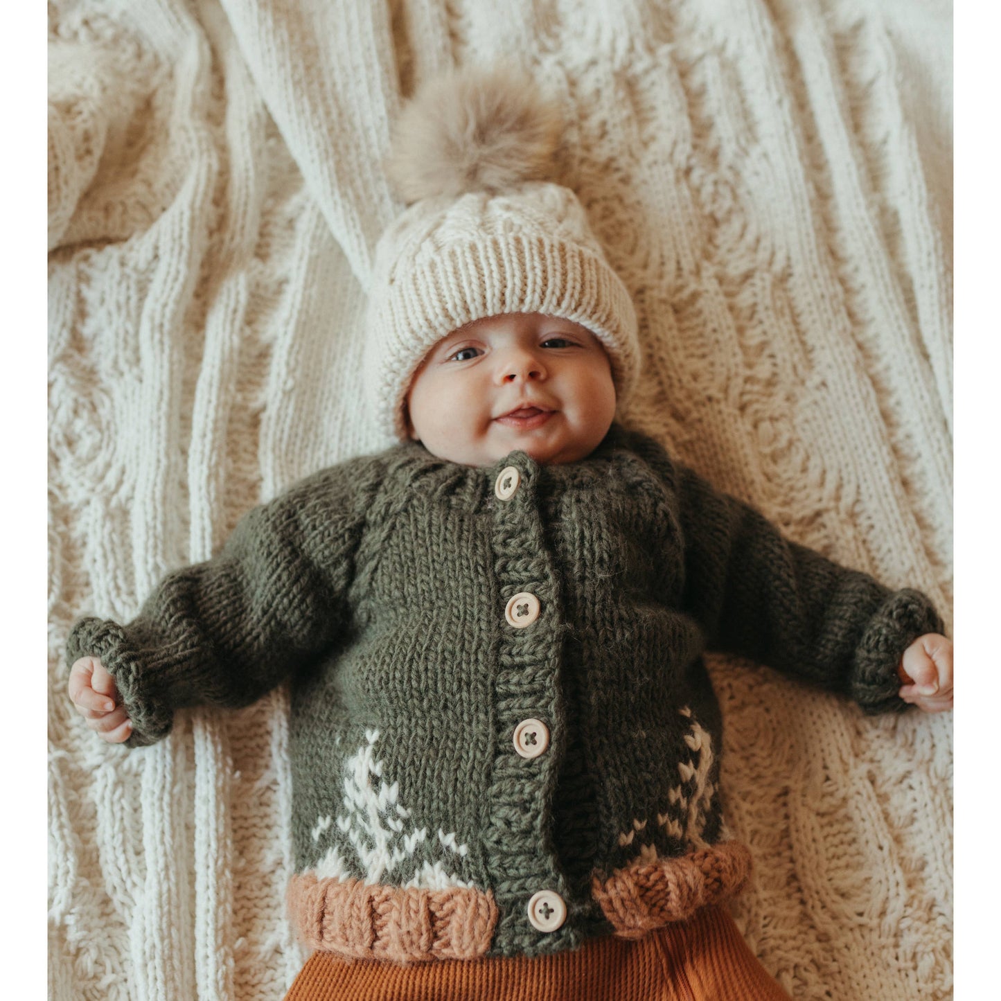 Forest Loden Cardigan