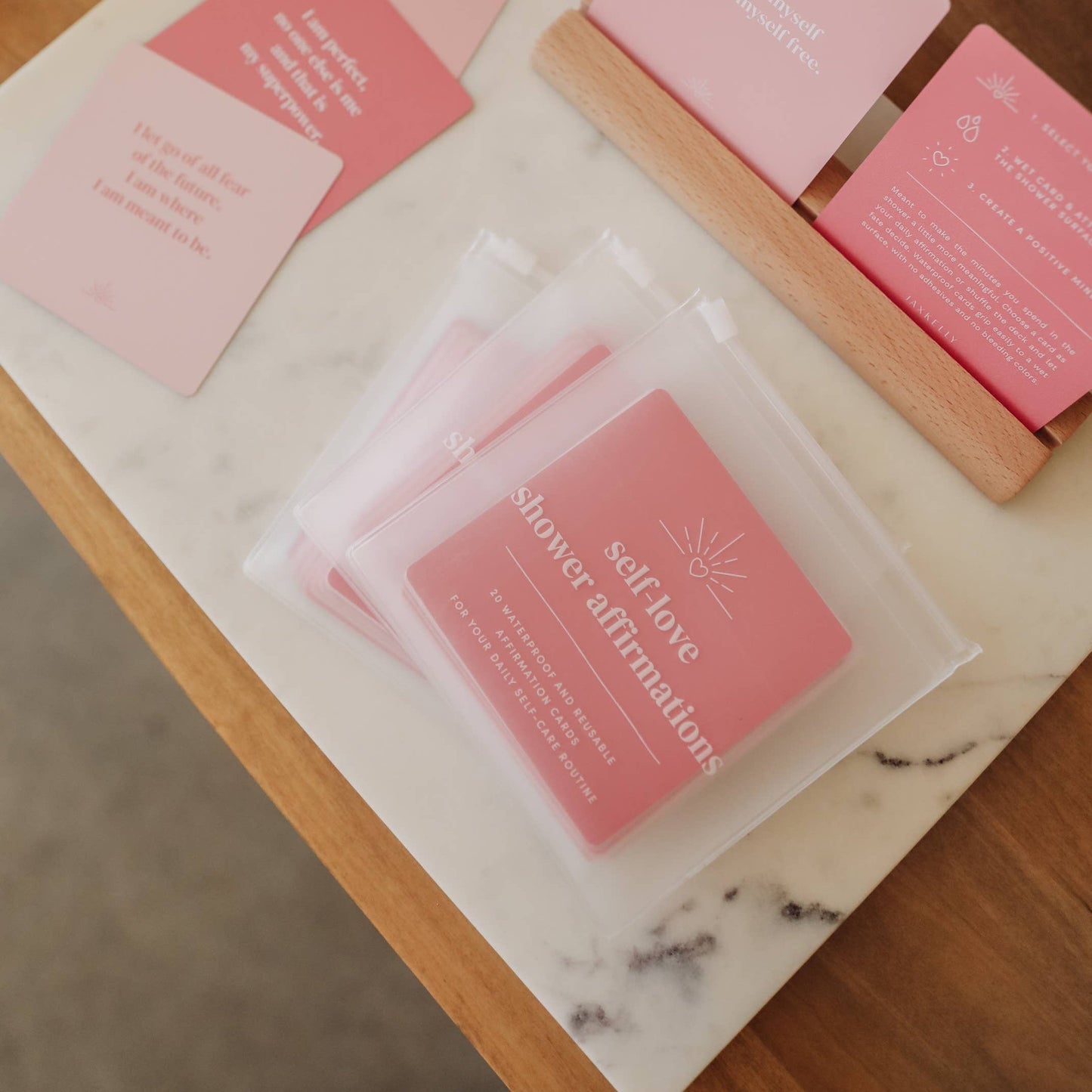 Shower Affirmation Cards - Self Love