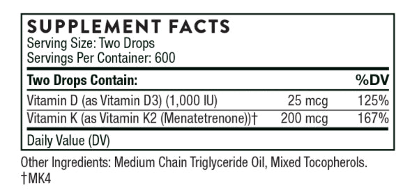 Vitamin D/K2 Liquid