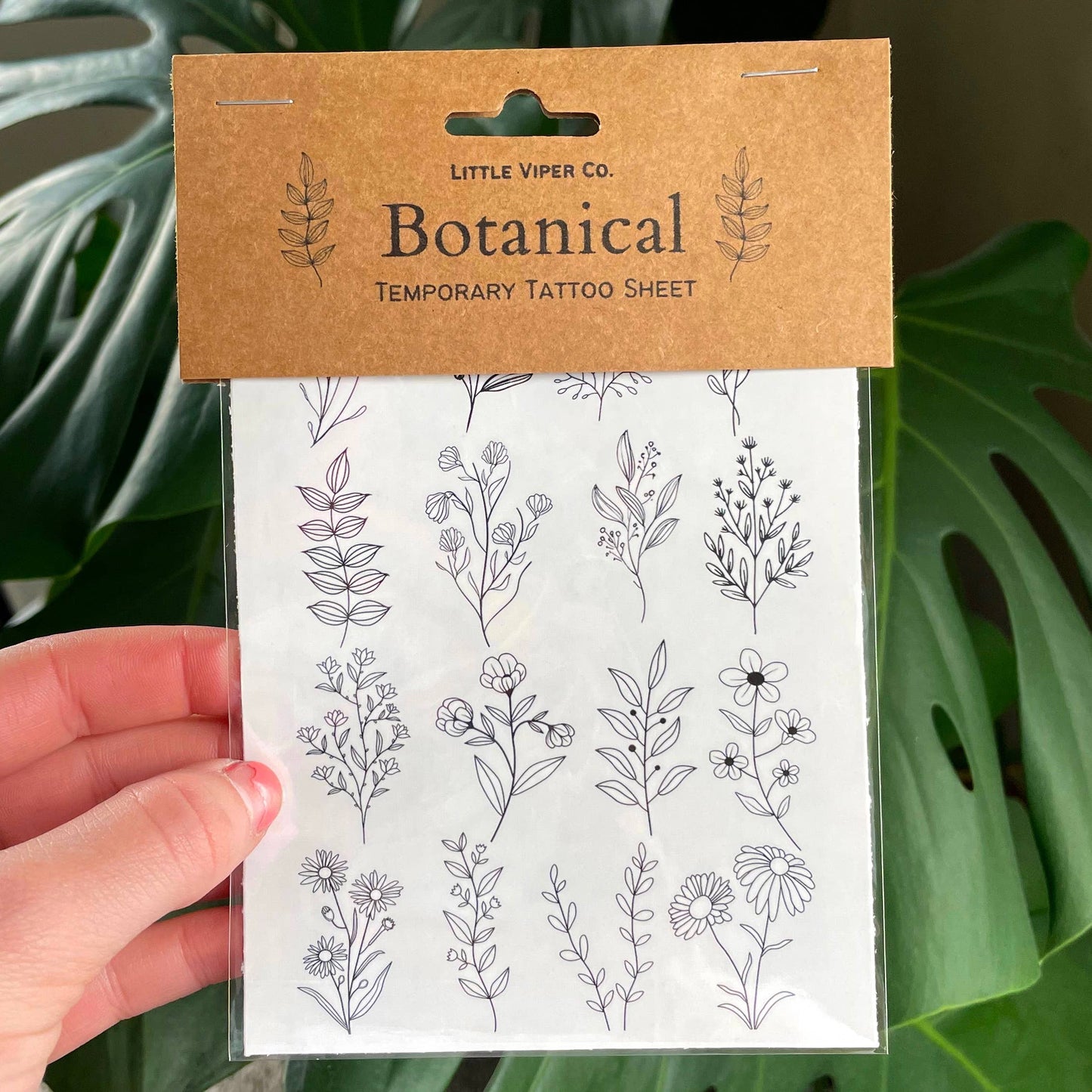 Little Viper Co - Botanical Temporary Tattoos