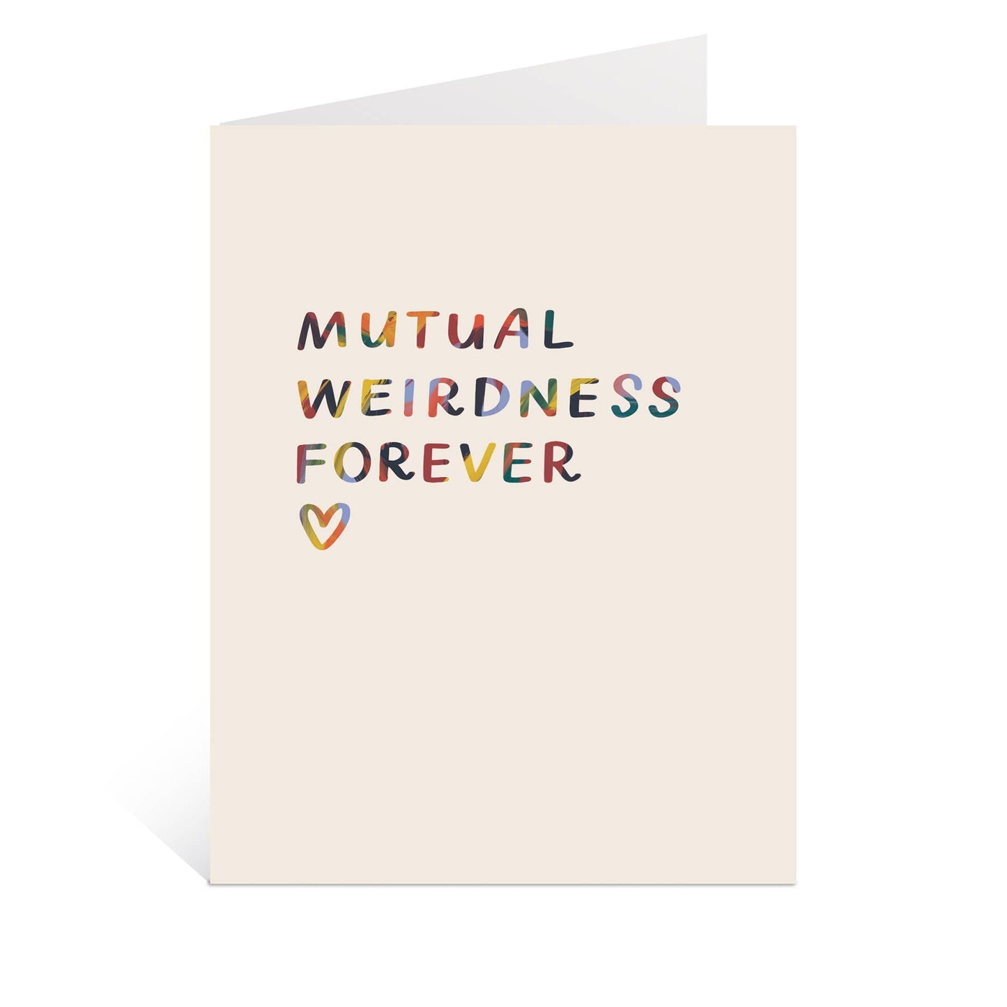 Just Follow Your Art - Mutual Weirdness Forever Card | Anniversary Card, Funny Card