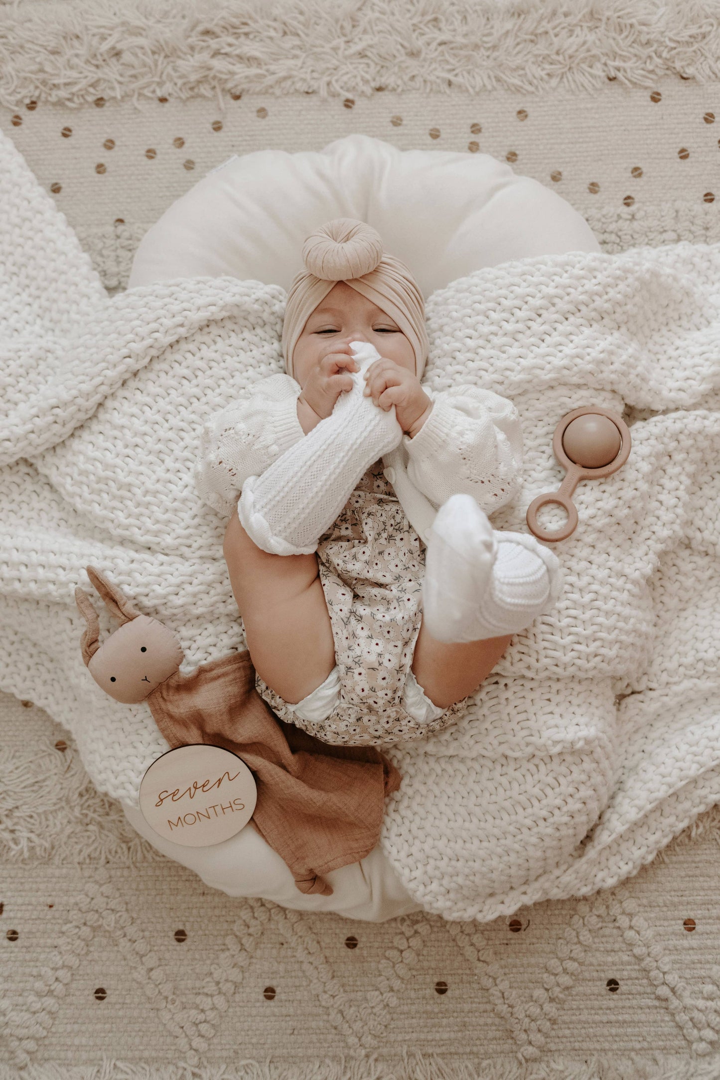 Little Chew - Rattle Toy - Ora | Beige