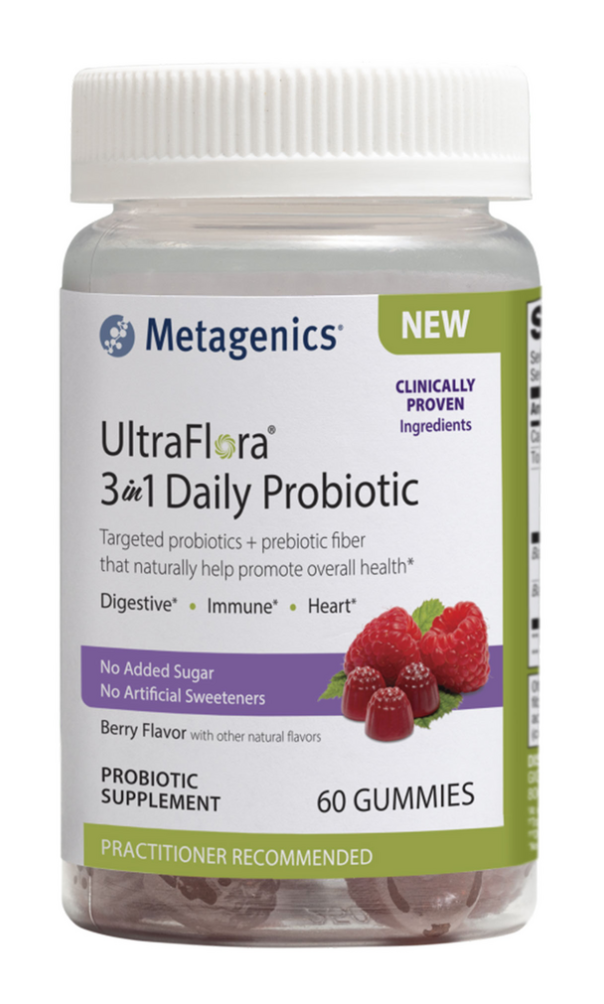 UltraFlora 3 in 1 Daily Probiotic Gummies