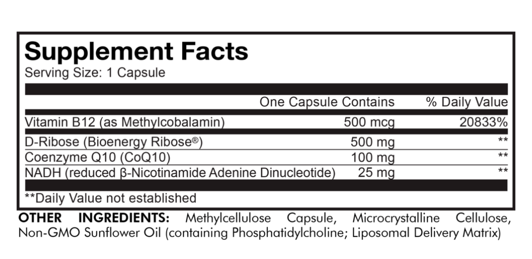 Liposomal NADH + Sport