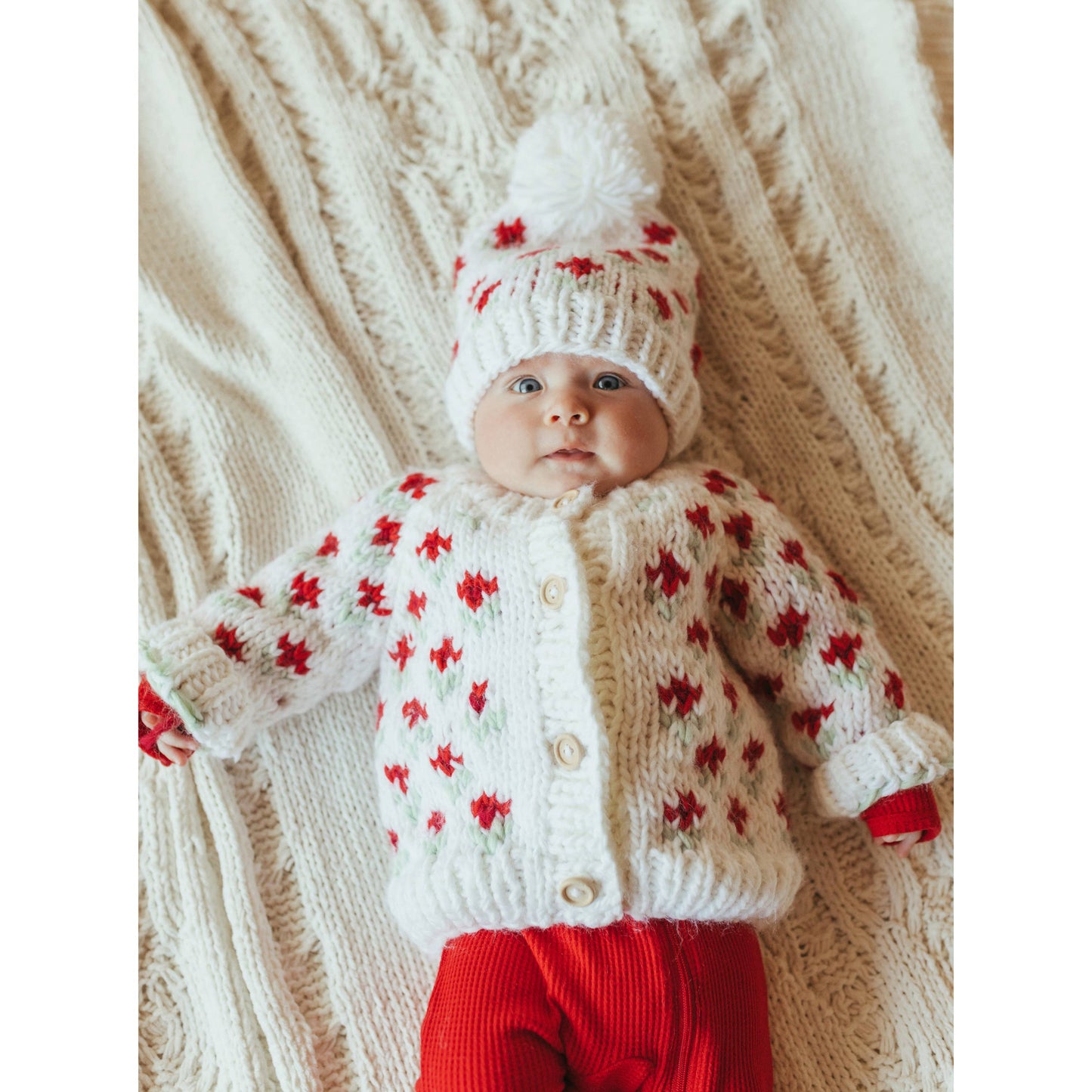 Bitty Blooms Holiday Cardigan