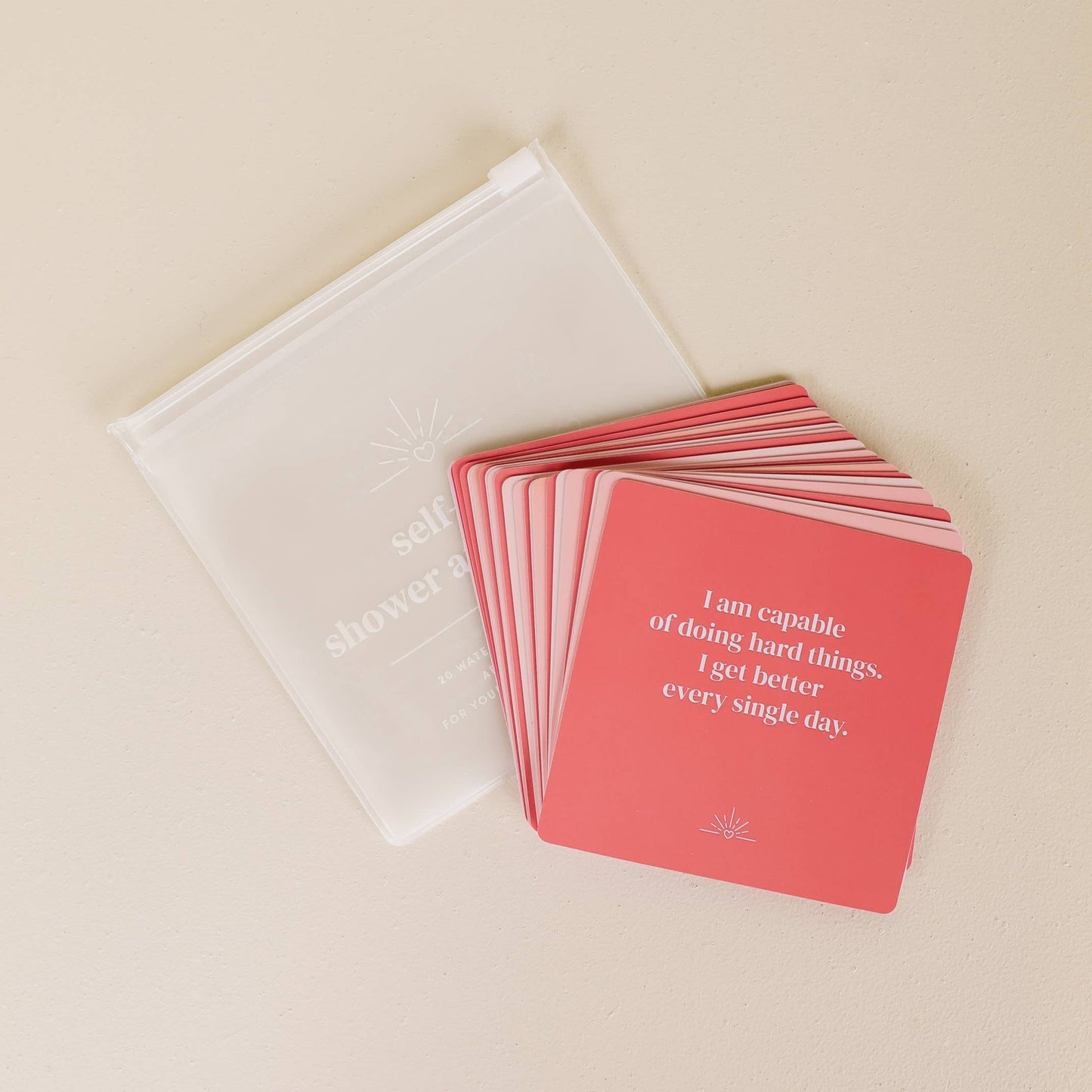 Shower Affirmation Cards - Self Love