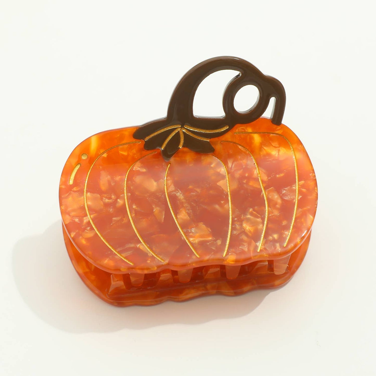 Harvest Pumpkin | Hand-Painted Eco-Friendly Claw Clip