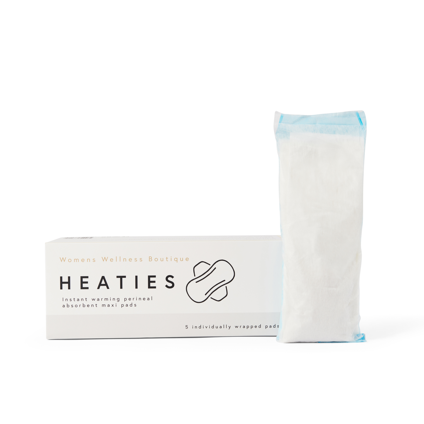 Womens Wellness Boutique - Instant Perineal Maxi Pad Absorbent Heat Packs
