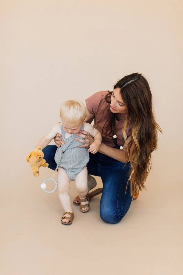 The Jameson - Black Teething Necklace