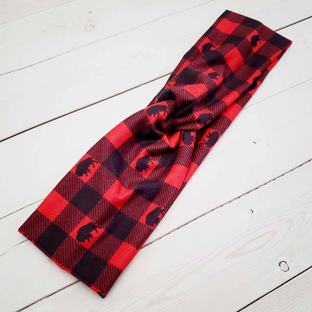 Buffalo Plaid Headband