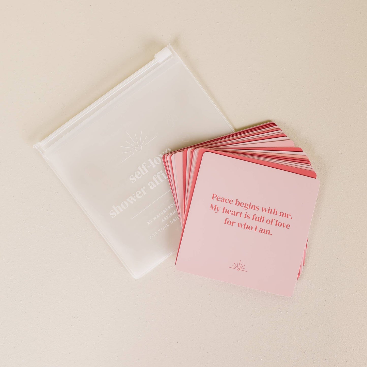 Shower Affirmation Cards - Self Love