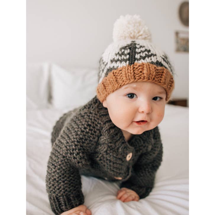 Loden Garter Stitch Cardigan