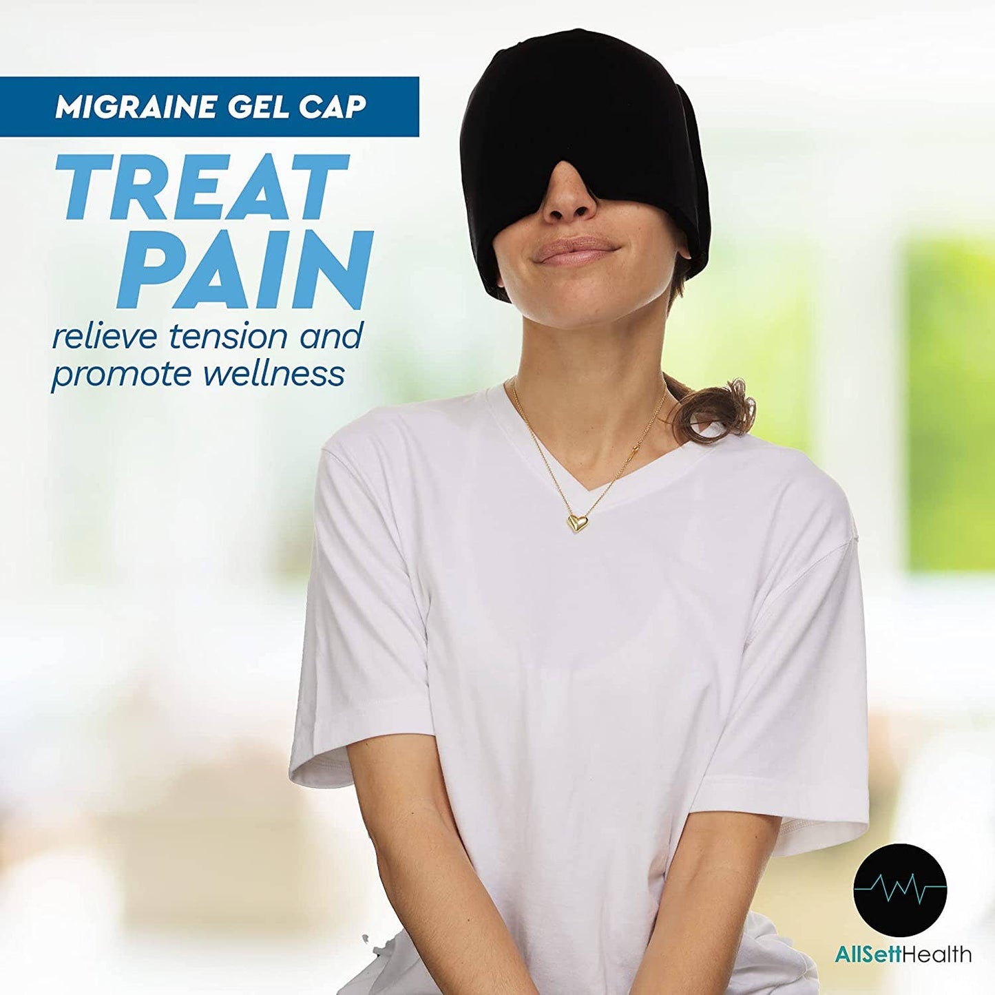 Migraine Relief Cap - Ice Head Wrap