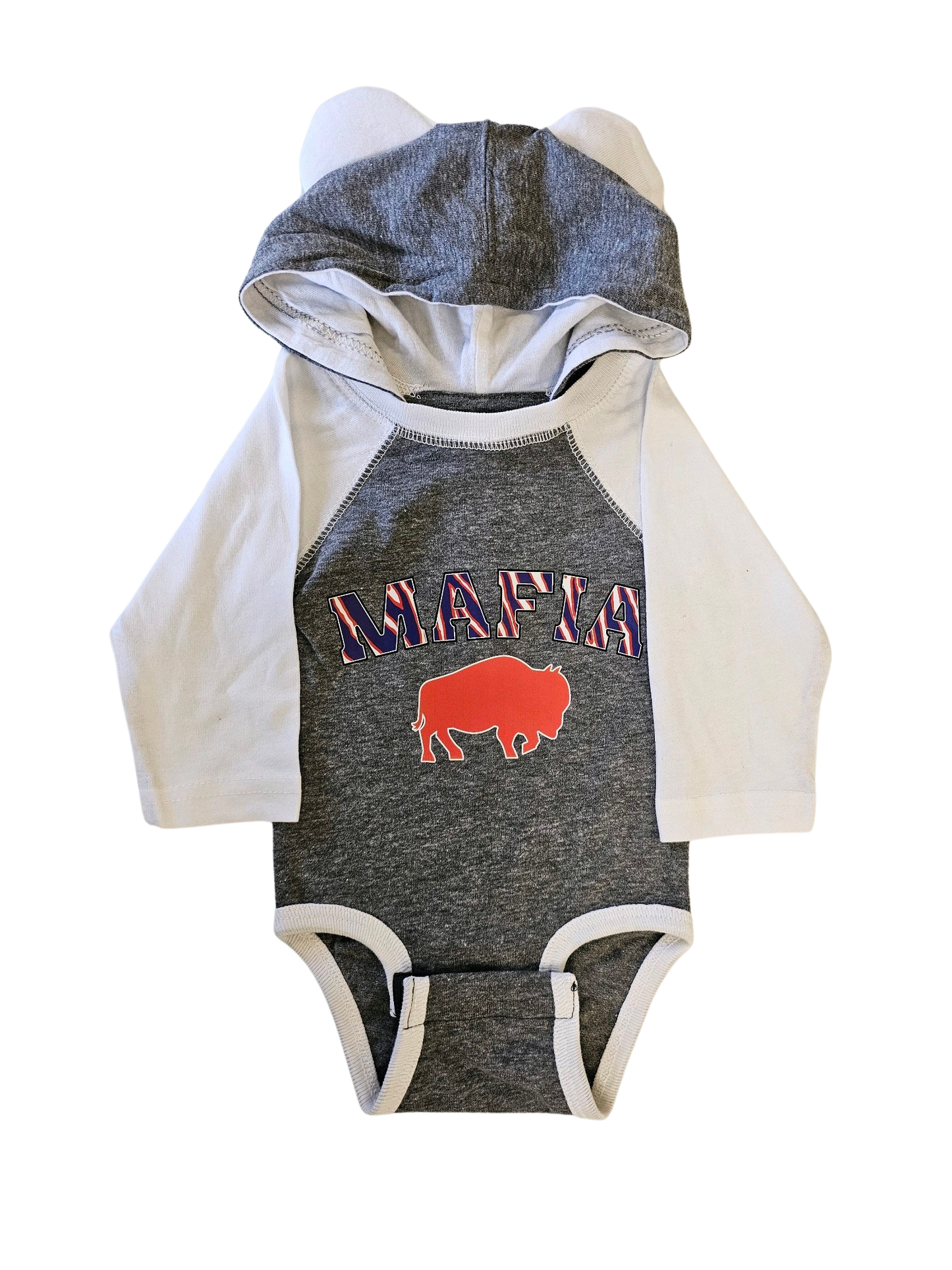 Bills Mafia Hooded Onesie w/ Ears