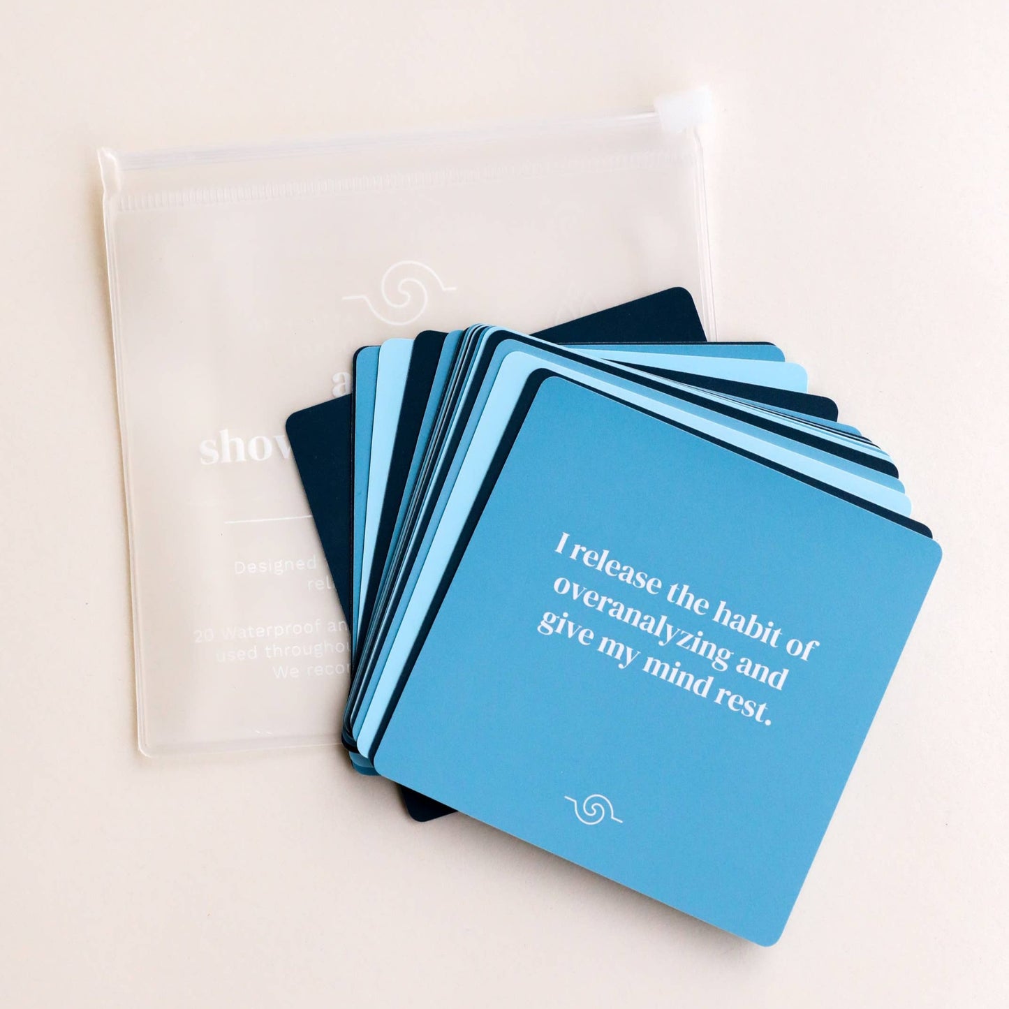 Shower Affirmation Cards - Anxiety