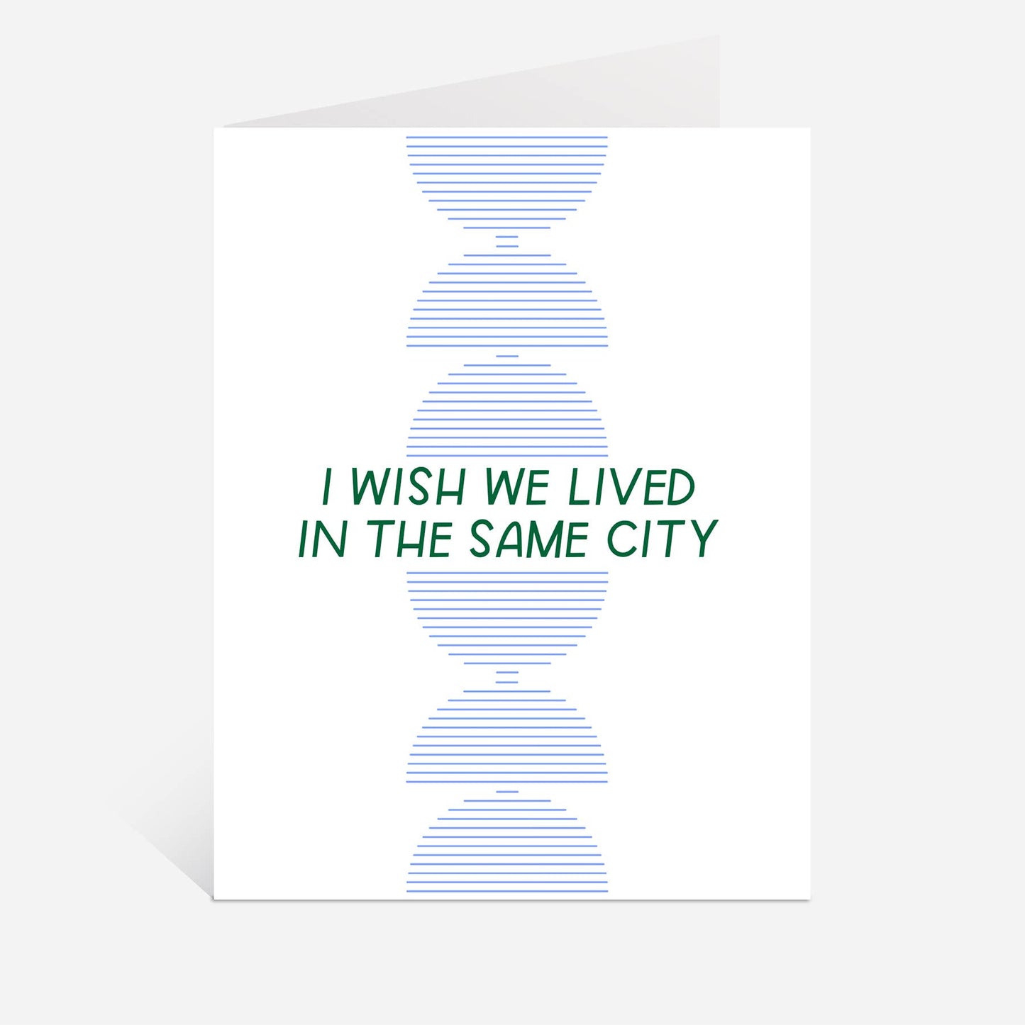 Just Follow Your Art - I Wish We Lived In The Same City Card | Friendship Card