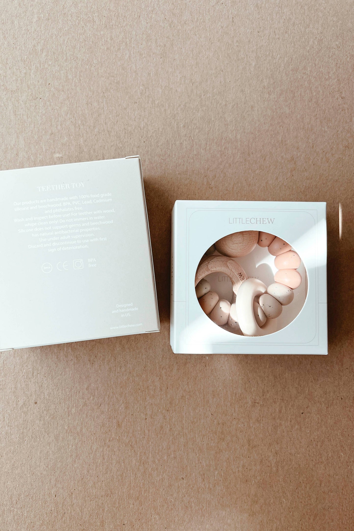 Little Chew - Freezer Teether - Luna | Oyster