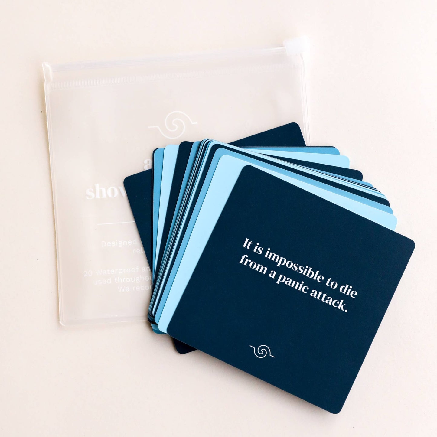 Shower Affirmation Cards - Anxiety