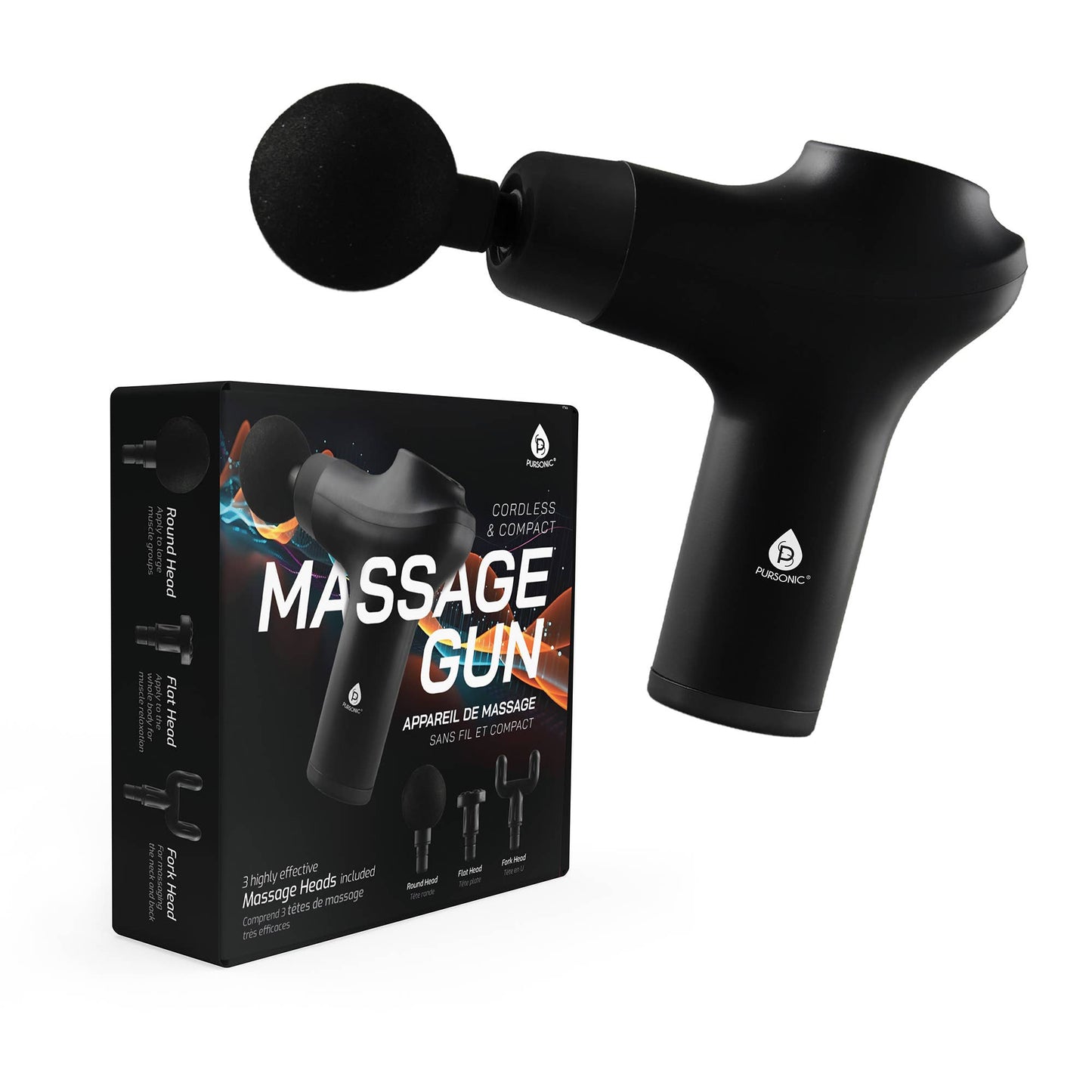 Pursonic 3 Speed Cordless & Rechargeable Professional Massag