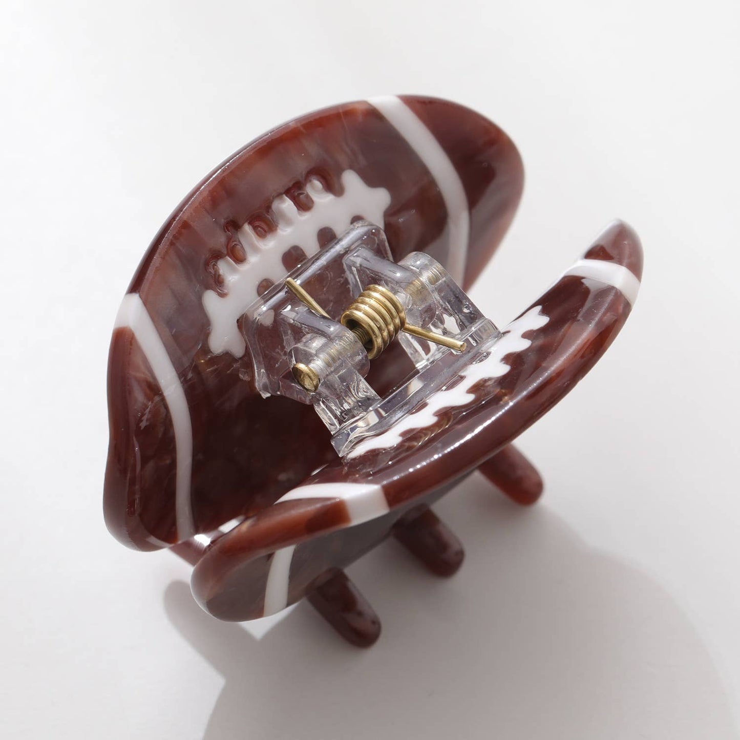 Game Day Mini Football Eco-Friendly Claw Clip