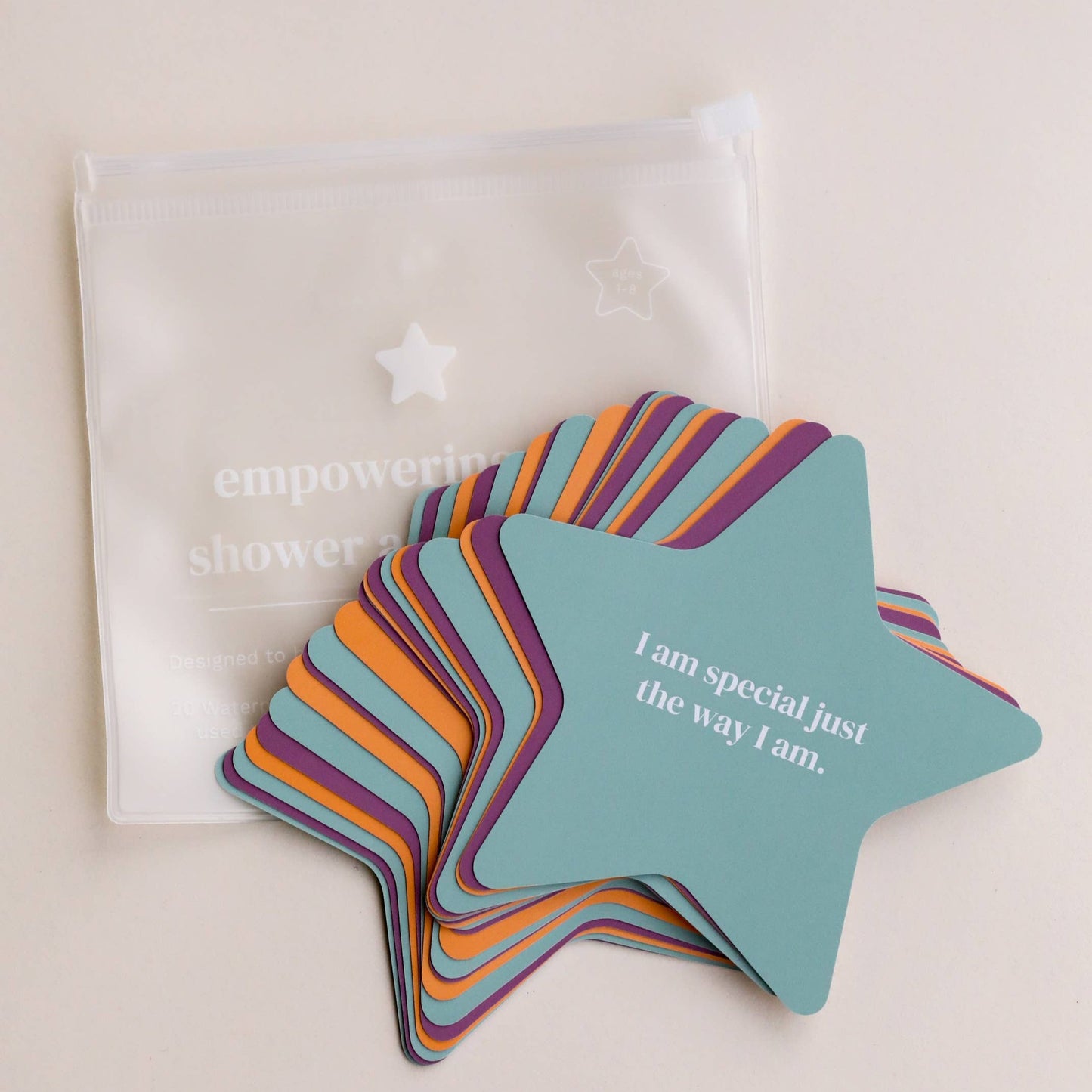 Shower Affirmation Cards - Kids