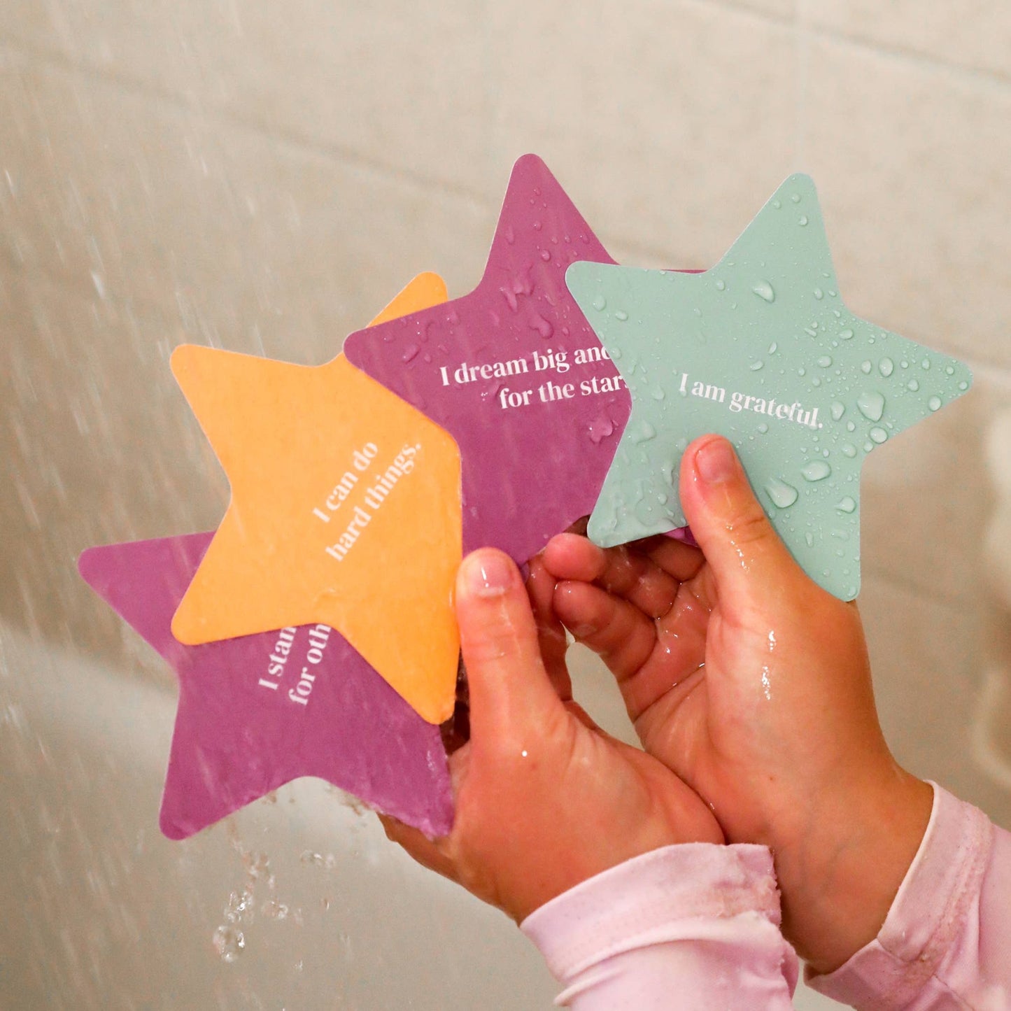 Shower Affirmation Cards - Kids