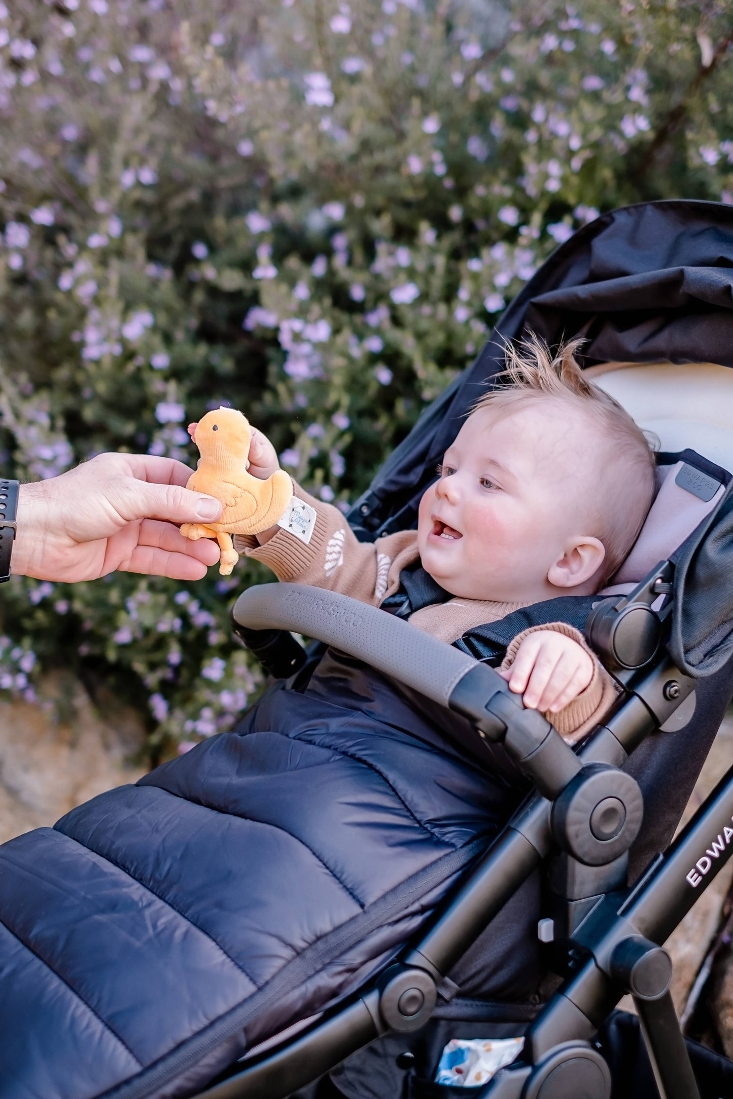 Tikiri Toys LLC - Tara the Duck Tag Along Pram Toys