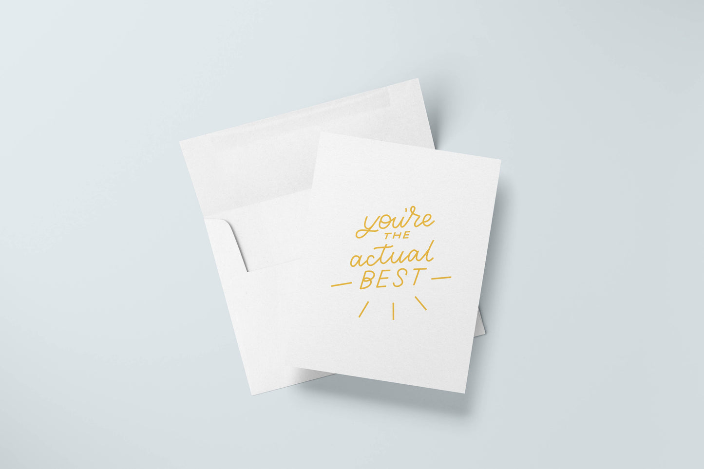 Just Follow Your Art - Actual Best Card | Appreciation Cards, Thank You Cards