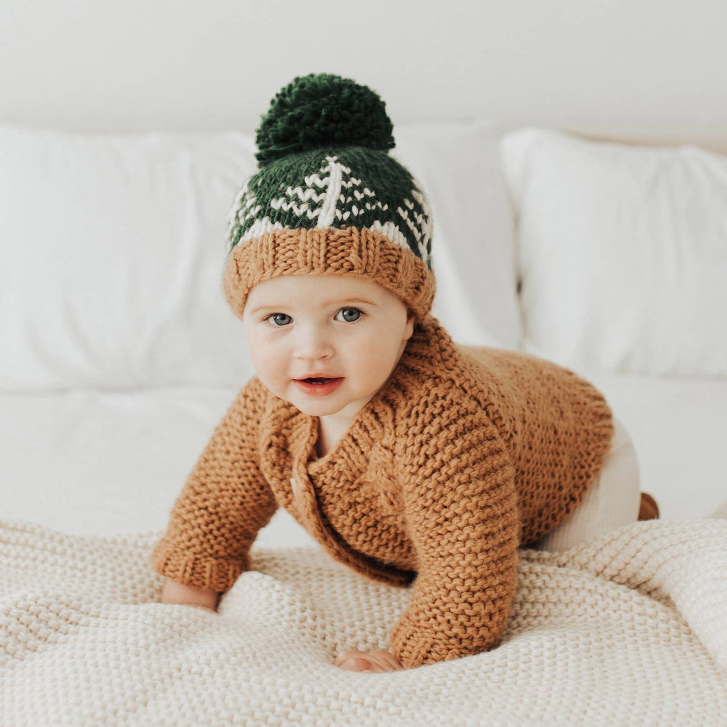 Forest Loden Knit Beanie