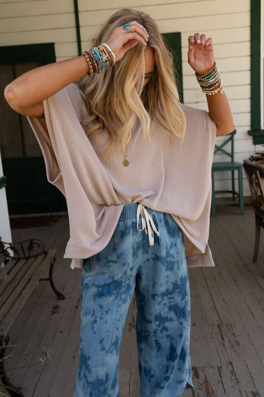 Moon Glow Texture Knit Top