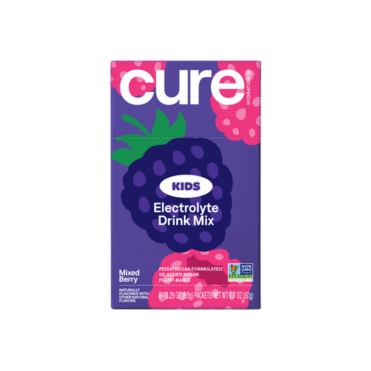 Cure Kids Hydration Mix -6 Serving Box - Mixed Berry
