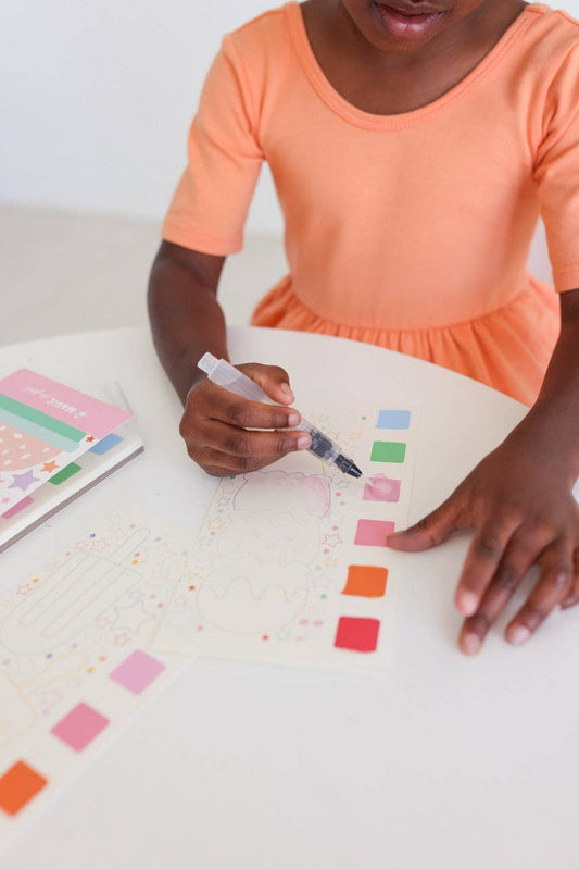 Ice Cream Watercolor Book - Portable Art Set for on the Go