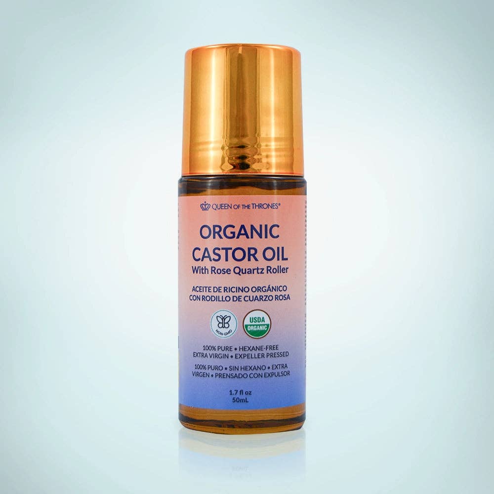 Organic Castor Oil Roll-On 1.7oz Case (6 units)