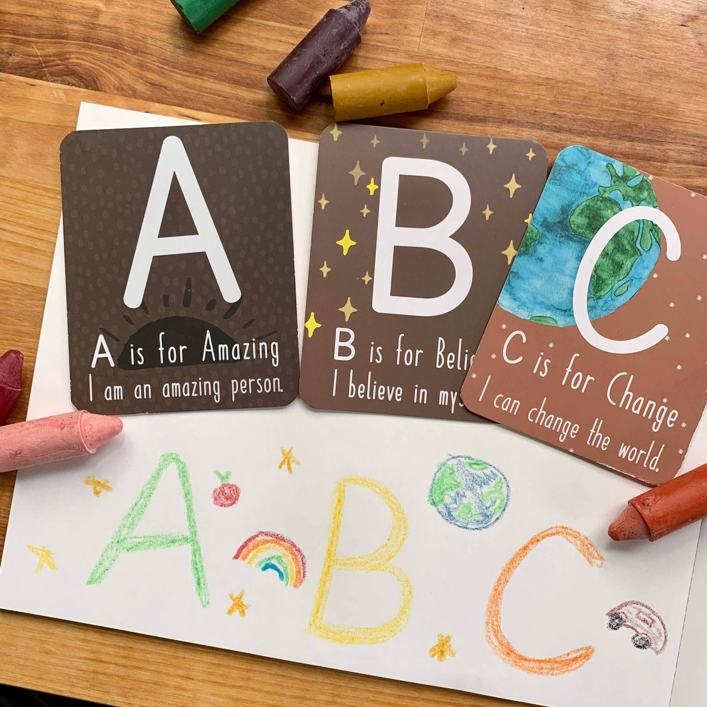 Alphabet Affirmation Flashcards