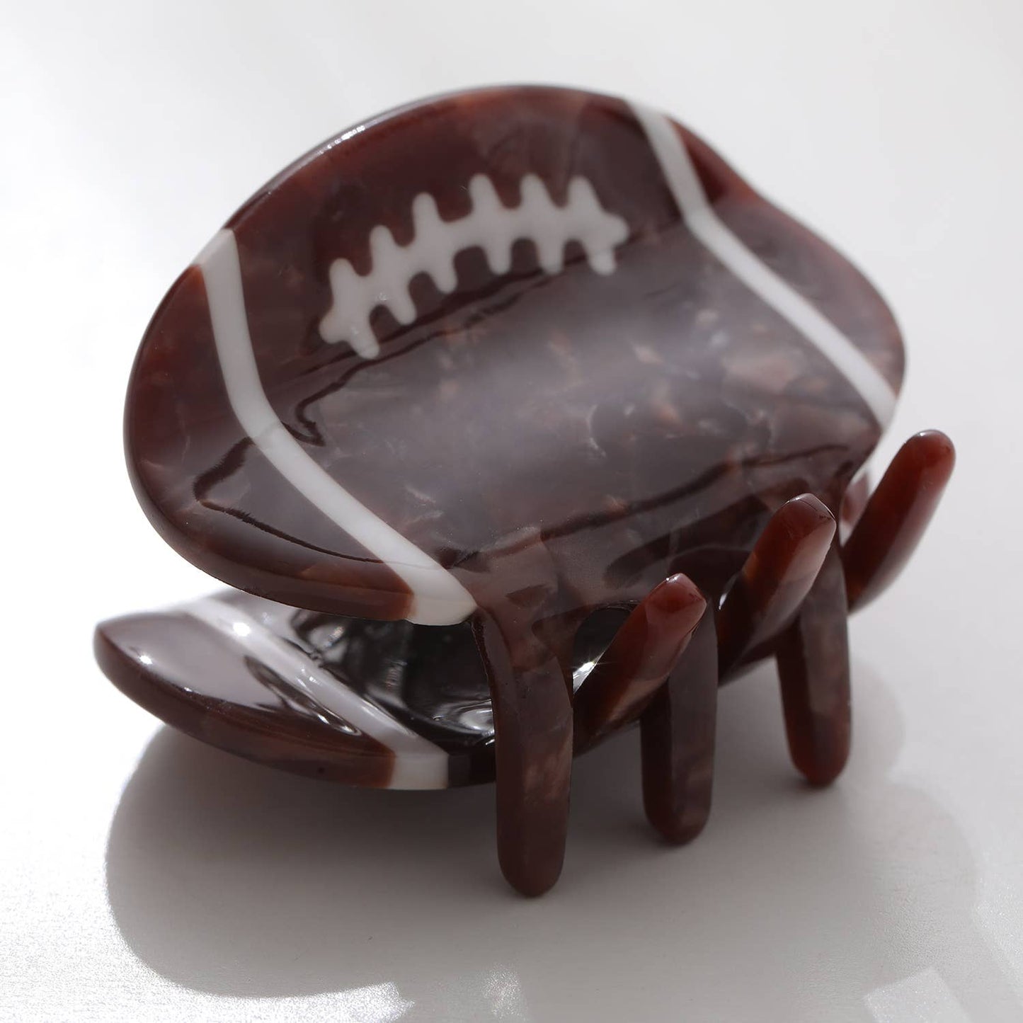 Game Day Mini Football Eco-Friendly Claw Clip