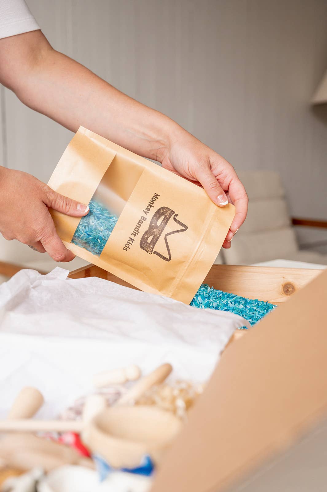 Sensory Play Kit in a Bag – Ready to Dump & Play - Ocean