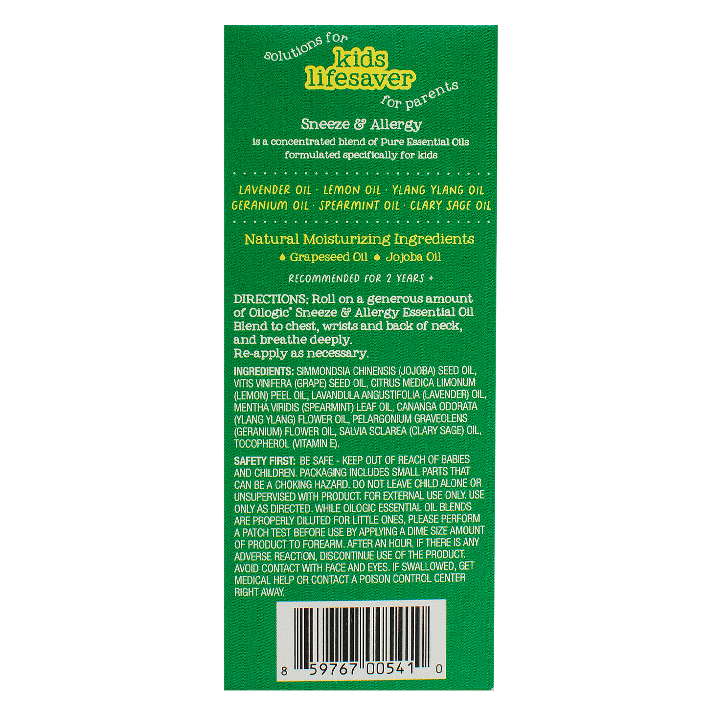 Sneeze & Allergy Essential Oil Roll-On