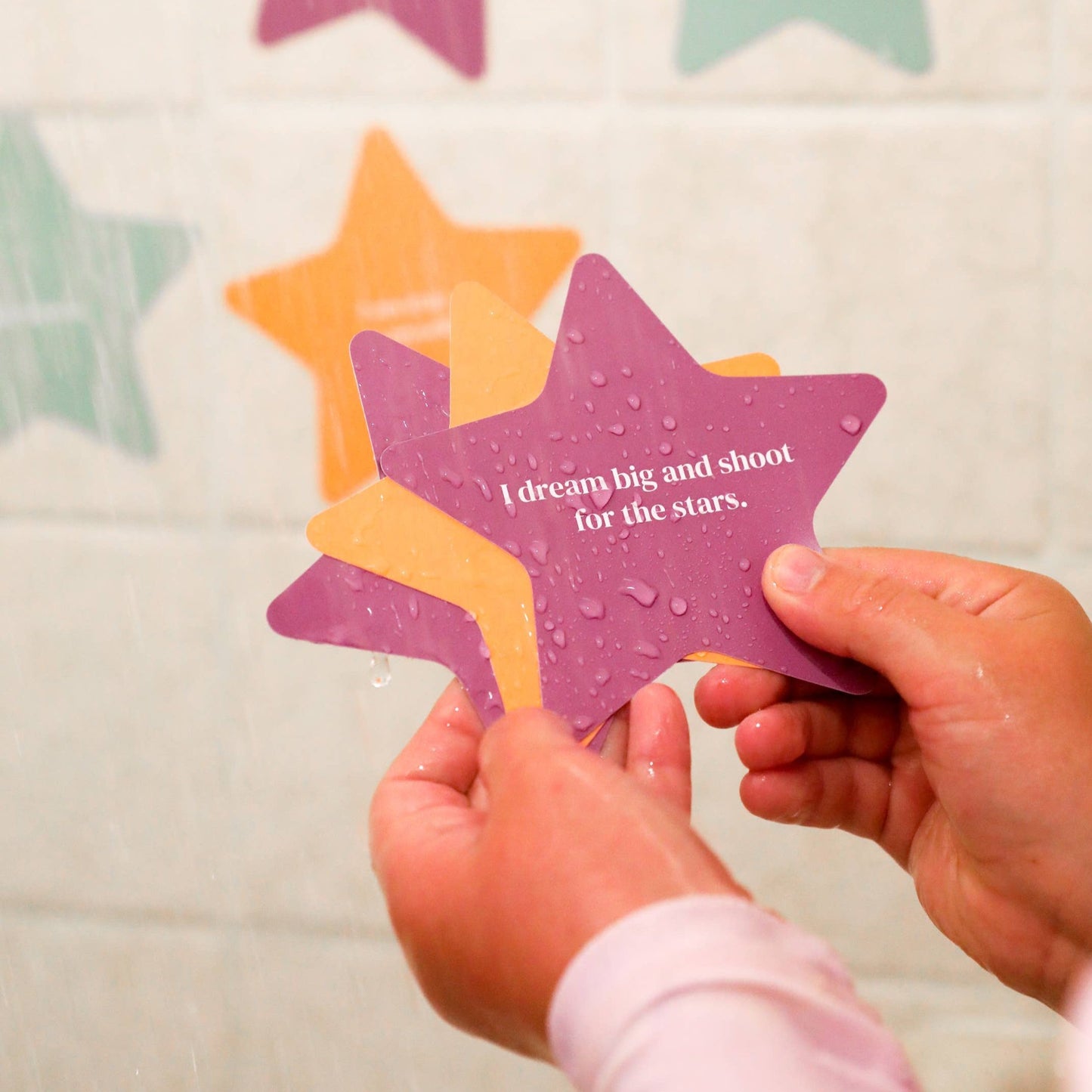 Shower Affirmation Cards - Kids