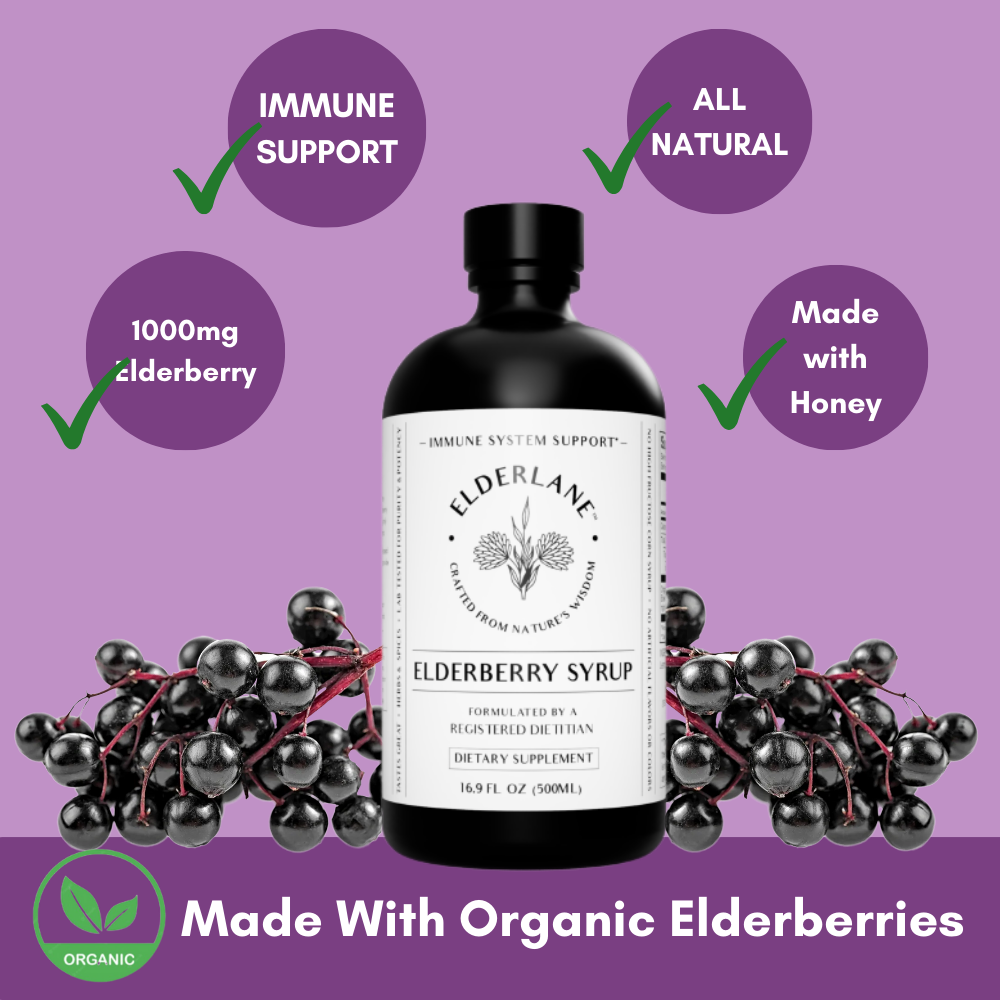 Elderlane™ - Elderberry Syrup 8.5 oz