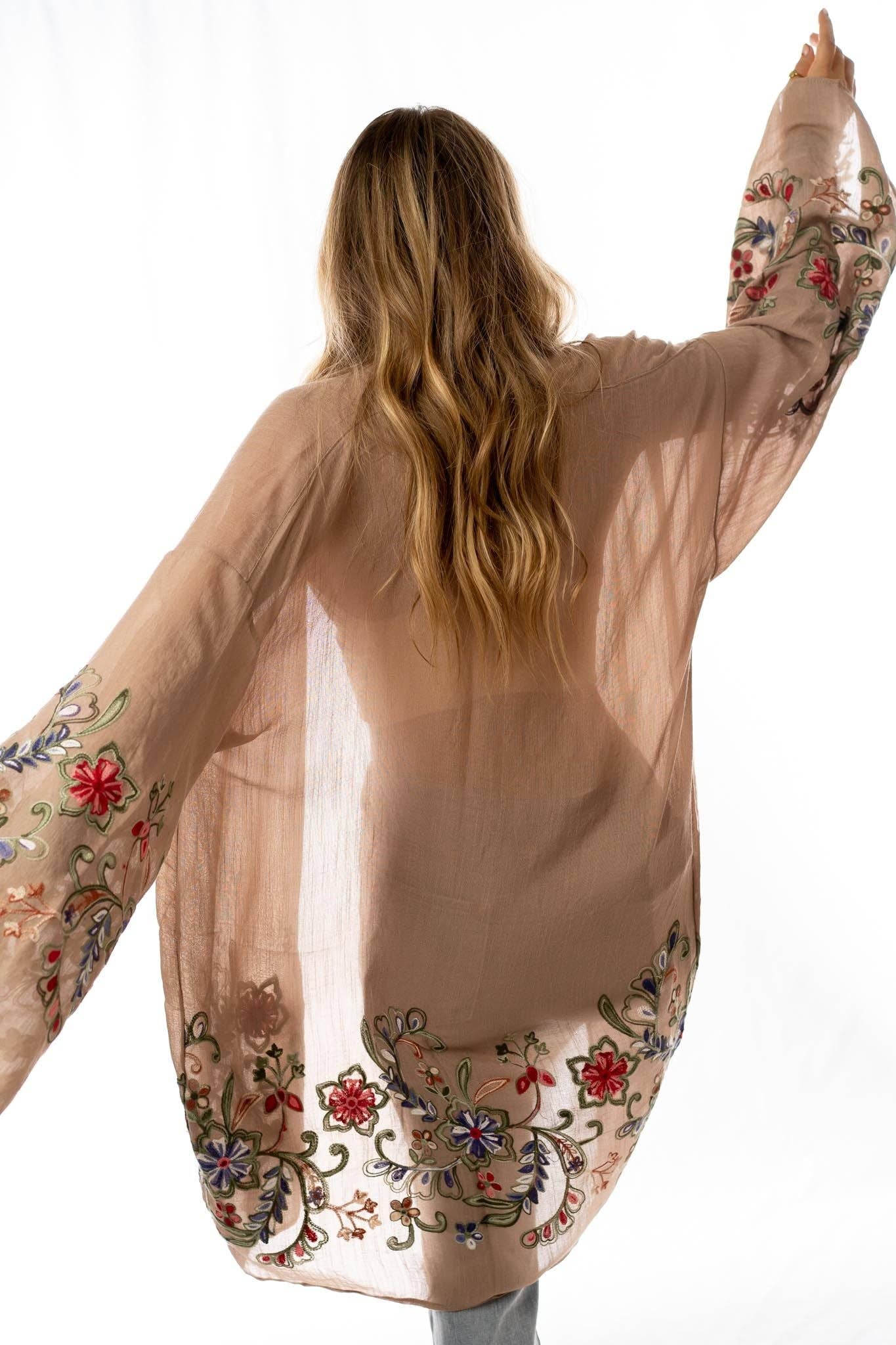 Fun in Florals Kimono