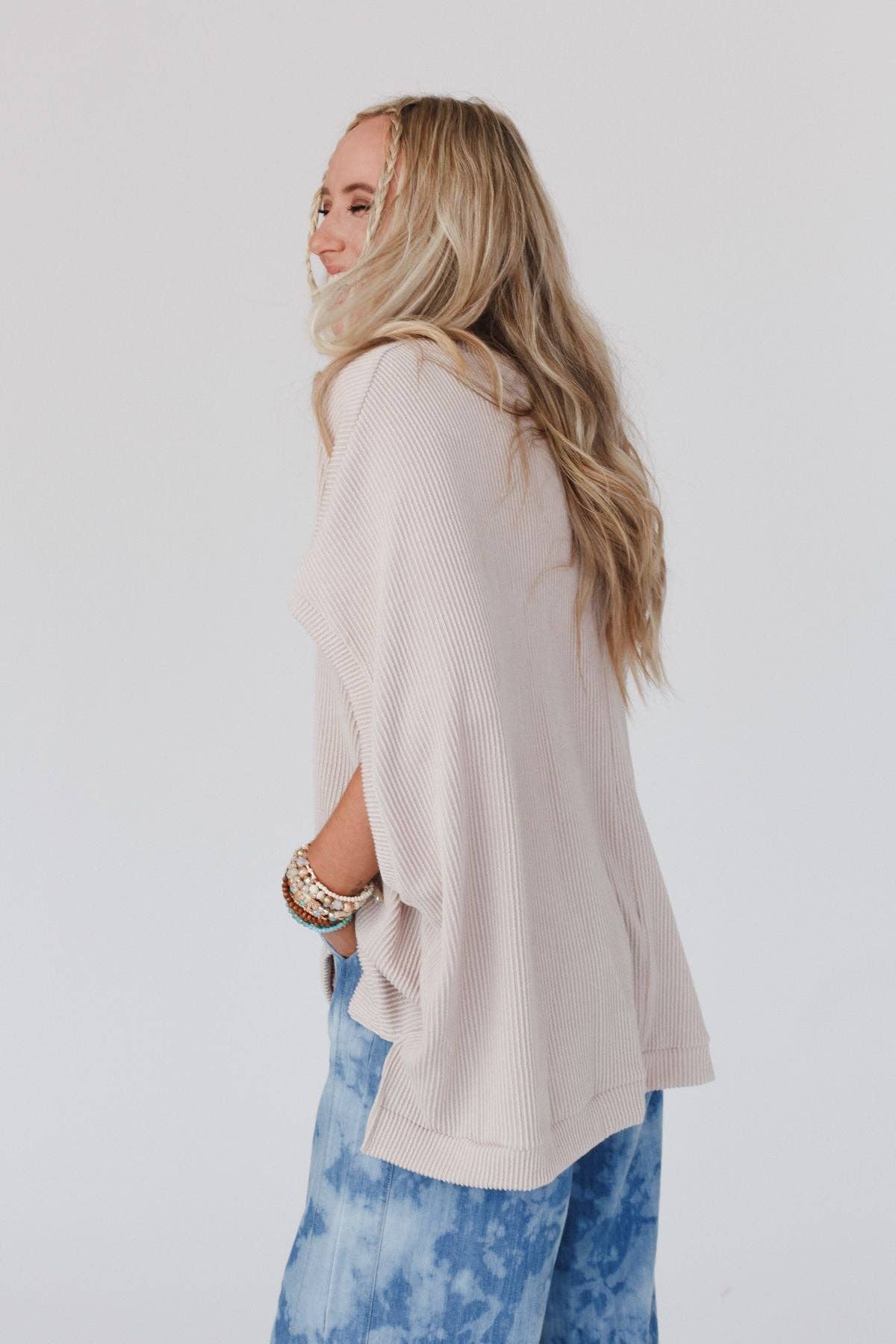 Moon Glow Texture Knit Top
