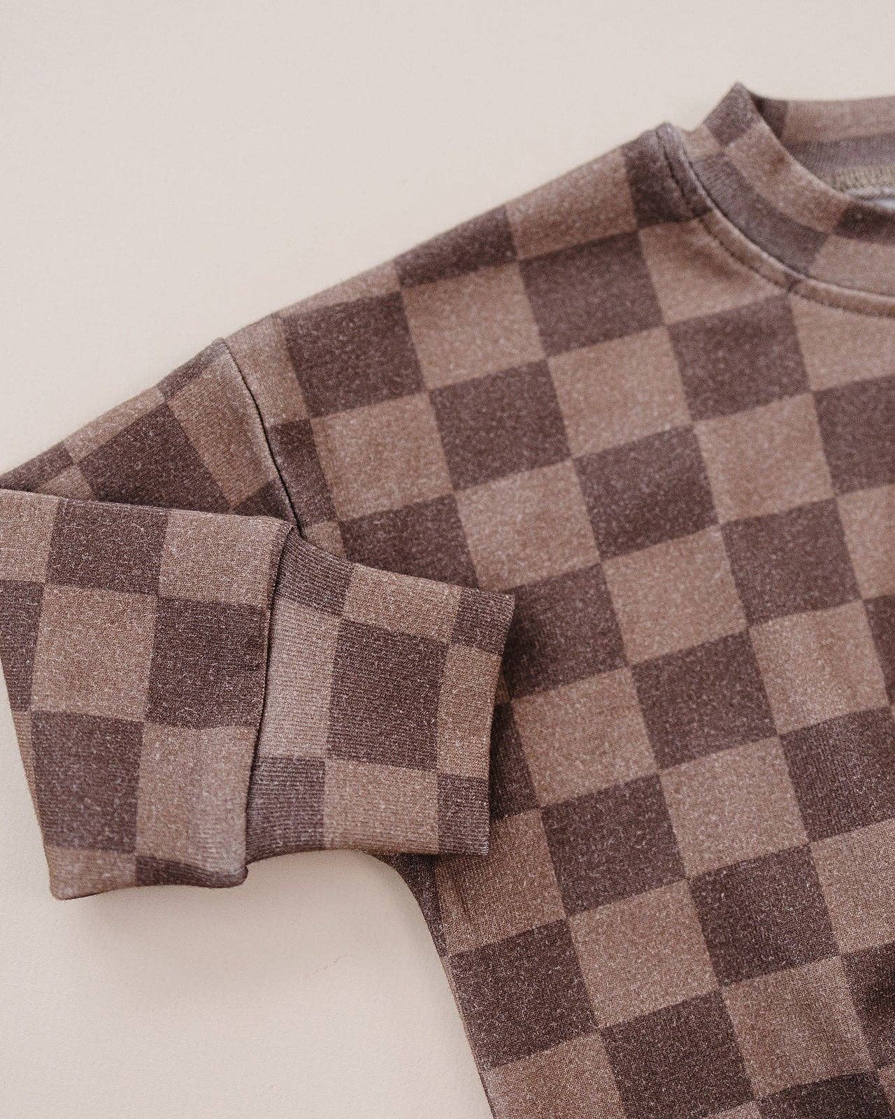 Jogger Set | Espresso Checkered