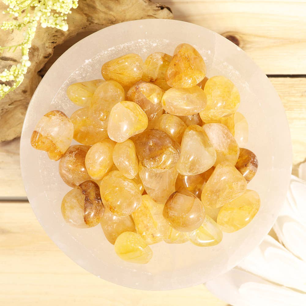 Golden Healer Tumbled Stones